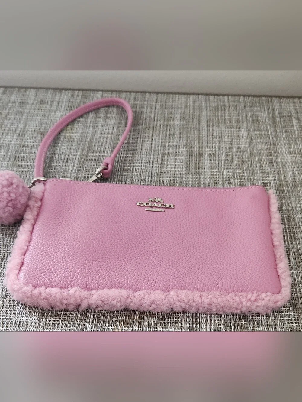 Coach pink leather